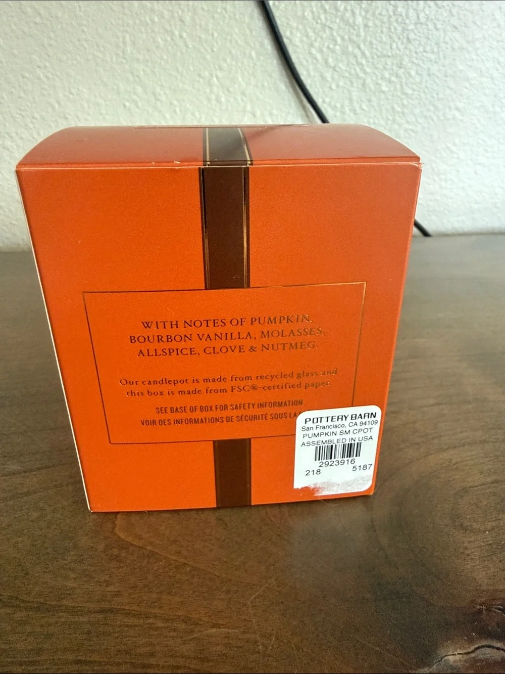 Pottery Barn seasonal boxed